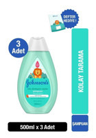 Johnson's Baby Söz Dinleyen Saçlar Göz Yakmayan Hipoalerjenik Tüm Ciltler İçin Bebek Şampuanı 3x500 ml