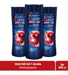 Clear Kepeğe Karşı Arındırıcı Tüm Saçlar İçin Sade 2 si Bir Arada Unisex Şampuanı