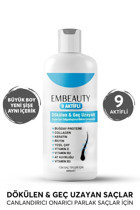 Embeauty Saç Dökülmesine Karşı Tüm Saçlar İçin Keratin Sade Standart Unisex Şampuanı