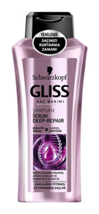 Gliss Serum Deep Repaır Onarıcı Tüm Saçlar İçin Sade Standart Unisex Şampuanı 525 ml