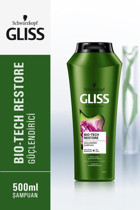 Gliss Bio-Tech Arındırıcı Tüm Saçlar İçin Sade Standart Unisex Şampuanı 500 ml