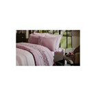 Özdilek Boutique Florest Pamuk Dört Mevsim 200 x 220 cm İşlemeli Çift Kişilik Nevresim Takımı Pembe