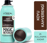 L'Oréal Paris Kahverengi Koyu Kahverengi Amonyaksız Sprey Saç Boyası 75 ml