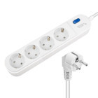 Vea VE-VEGA104 A Class 4'lü 1.5 metre USB Kablolu Tekli Akım Korumalı Priz