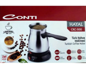 Conti CKC-500 Hayal 800 W 5 Fincan Kapasiteli Çelik Elektrikli Cezve İnox