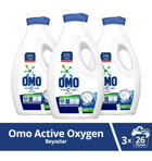 Omo Active Oxygen Beyazlar İçin 78 Yıkama Sıvı Deterjan 3x1.69 lt