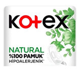Kotex Natural Hipoelerjenik Organik İnce 26'lı Hijyenik Ped 1 Adet