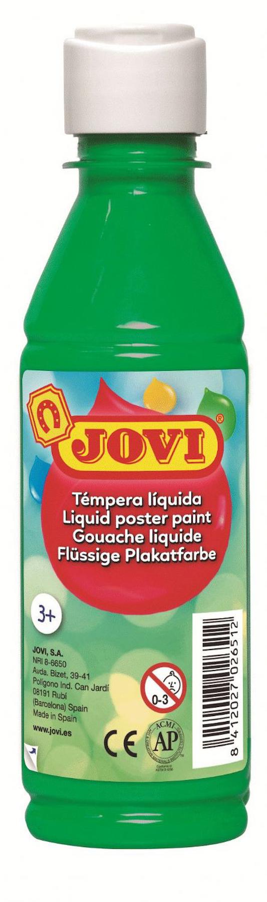 Jovi 520 Açık Yeşil 250 ml Guaj Boya Seti