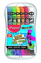 Maped 810011 Çok Renkli 66x75 ml Guaj Boya Seti