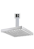 Eca Tiera 102145032 Krom Ankastre Kare Yağmur Tepe Duş Başlığı Gümüş