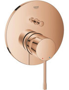 Grohe Essence Metal Tek Delikli Çevirmeli Ankastre Kare Banyo Bataryası Rose Gold