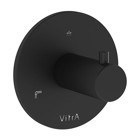 Vitra A4285936Wtc Pirinç Tek Delikli Aç Kapa Ankastre Banyo Bataryası Siyah