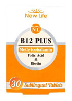 New Life B12 Plus Yetişkin 30 Adet Dilaltı
