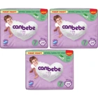 Canbebe 7 Numara Cırtlı Bebek Bezi 3x28 Adet