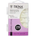 Trina Parlak 250'li Oval Beyaz Takma Tırnak