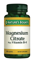 Nature's Bounty Magnesium Citrate Plus Yetişkin Vitamin B6 60 Adet