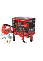 Attlas A0602025 500 W Darbesiz Elektrikli Matkap + 400 W Dekupaj + 12 V Li-Ion Vidalama