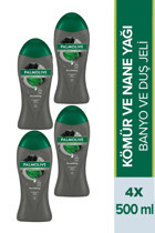 Palmolive Kömür Nane Yağı Duş Jeli 4x500 ml