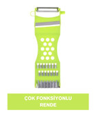 Caddemia Plastik Yeşil Rende