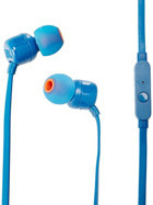 Jbl T110 Silikonlu Mikrofonlu Kablolu Kulaklık Mavi