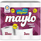 Maylo 3 Katlı 12x32'li Rulo Tuvalet Kağıdı