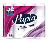 Papia Platinum 4 Katlı 24'lü Rulo Tuvalet Kağıdı