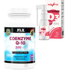 Flx Vitamin D3 & Coenzyme Q-10 Yetişkin Vitamin 20 ml 180 Adet Tablet