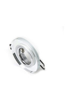 Cata Ct-6555 G10 Cam Tekli Başlık Yuvarlak Gömme Led Spot Lamba Gri