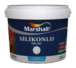 Marshall Su Bazlı Silikonlu Mat İç Cephe Boyası 2.5 lt Gelin Teli