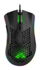 Sarepo GT-120 RGB Makrolu Kablolu Siyah Optik Gaming Mouse