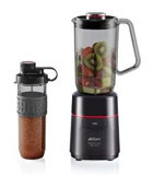 Arzum Ar1174 570 ml Plastik Kişisel Buz Kırıcı Turbo Fonksiyonu 500 W Çift Bıçaklı 2'li Smoothie Blender Siyah