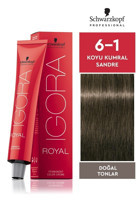Schwarzkopf Igora Royal 6.1 Koyu Kumral Sandre Amonyaksız Krem Saç Boyası 60 ml