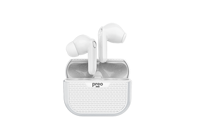 Preo Ms40 Tek Mikrofonlu Silikonsuz Gürültü Önleyici Kablolu Kulak İçi Bluetooth Kulaklık Beyaz