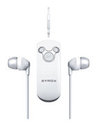 Syrox Mx13 Tek Mikrofonlu 5.0 Silikonlu Kablosuz Kulak İçi Bluetooth Kulaklık Beyaz