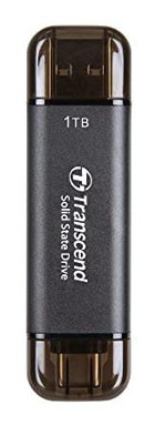 Transcend ESD310C TS1TESD310C 1 TB USB Type C USB 3.2 Gen 2 Taşınabilir SSD Siyah