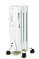 Kiwi KHT-8405 1000 Watt 5 Dilim Ayaklı Yağlı Radyatör Isıtıcı Beyaz
