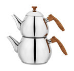 Schafer Tea Chef Küçük Boy Çelik Çaydanlık Gümüş