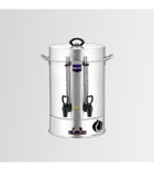 Remta REM.R12 1500 W 9 lt Çelik Tek Demlikli Çift Musluklulu Elektrikli Semaver Gümüş