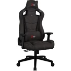 Zio Venom Serisi Jet Black Keten kumaş Oyuncu Koltuğu Siyah