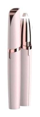 Flawless Brows Yüz Genital Bölge Kaş Koltuk Altı Bacak için Kablosuz Epilasyon Aleti Pembe