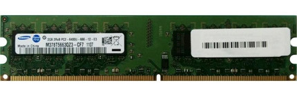 Samsung M378T5663EH3-CF7 2 GB DDR2 1x2 800 MHz Ram