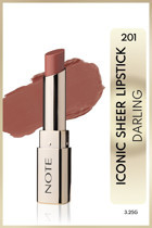 Note Iconic Sheer 201 Darling Parlak Krem Lipstick Ruj