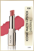 Note Iconic Matte 108 Dreamer Mat Krem Lipstick Ruj