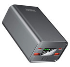 Evibe UP180 30000 mAh Hızlı Şarj Dijital Göstergeli USB Çoklu Bağlantı Powerbank Gri