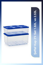 Tupperware Şeffaf 4'lü Plastik Saklama Kabı