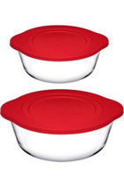Paşabahçe 005oa 4'lü Cam Saklama Kabı 2x2.1 lt