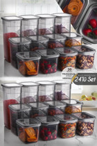 Kitchen Life Moly 48'li Plastik Saklama Kabı