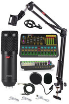 Lastvoice Lastvoice Bm800 Live Platinium Set Condenser Kablolu Yayıncı Siyah Masaüstü Mikrofon