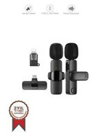 Torima K9 Condenser Lightning Kablosuz Yayıncı Siyah Yaka Mikrofon