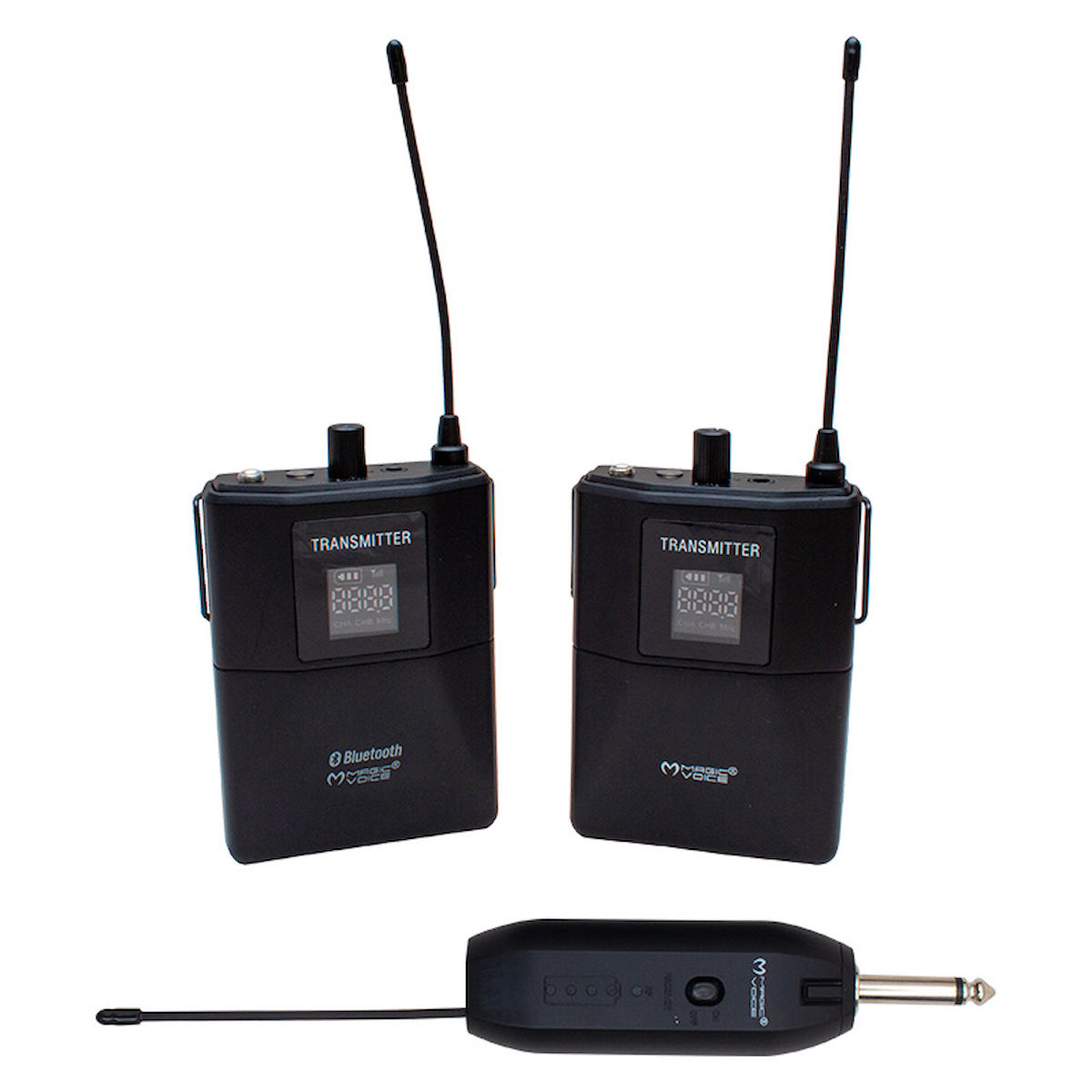 Magicvoice MV-19597 Condenser Kablosuz Yayıncı Siyah Yaka Mikrofon